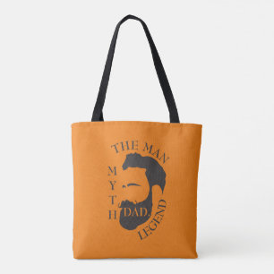 Tote Bag Légendaire Papa L'Homme Mythe Cadeau en Hommage au