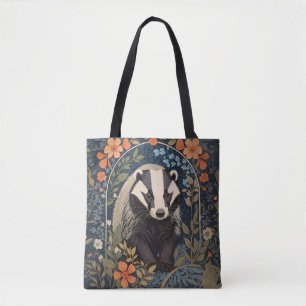 Tote Bag L'élégant Badger inspiré William Morris