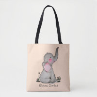 L'éléphant mignon de bébé d'aquarelle avec