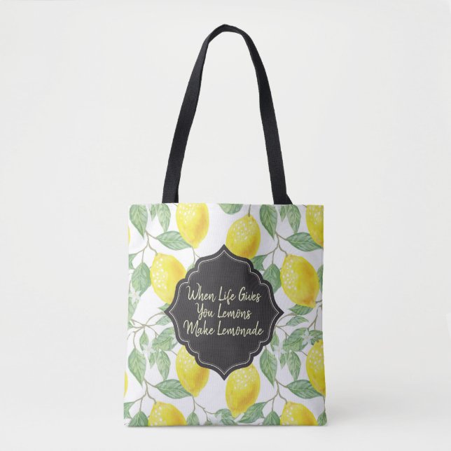 Tote Bag Lemonade (personnalisable) (Devant)