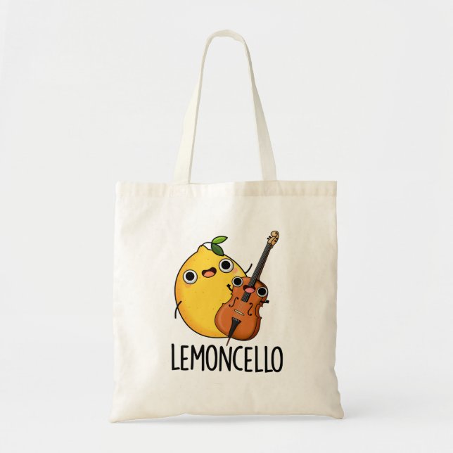 Tote Bag Lemoncello Funny Drink Pun (Devant)