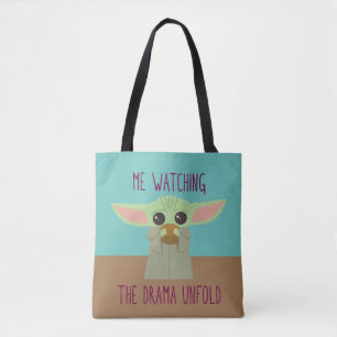 Tote Bag L'Enfant - Regardant le Drame se Développer