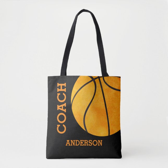 Tote Bag L'entraîneur de football personnalisé folâtre le (Devant)