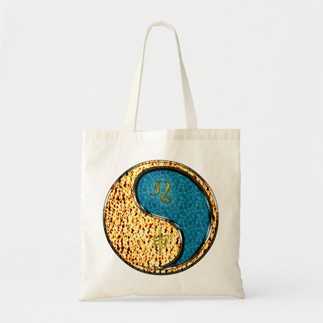 Tote Bag Léo et singe de l'eau (Devant)