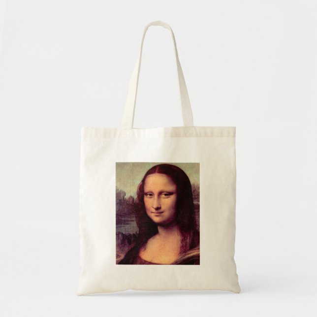Tote Bag Leonardo da Vinci - Mona Lisa (détail) (Devant)