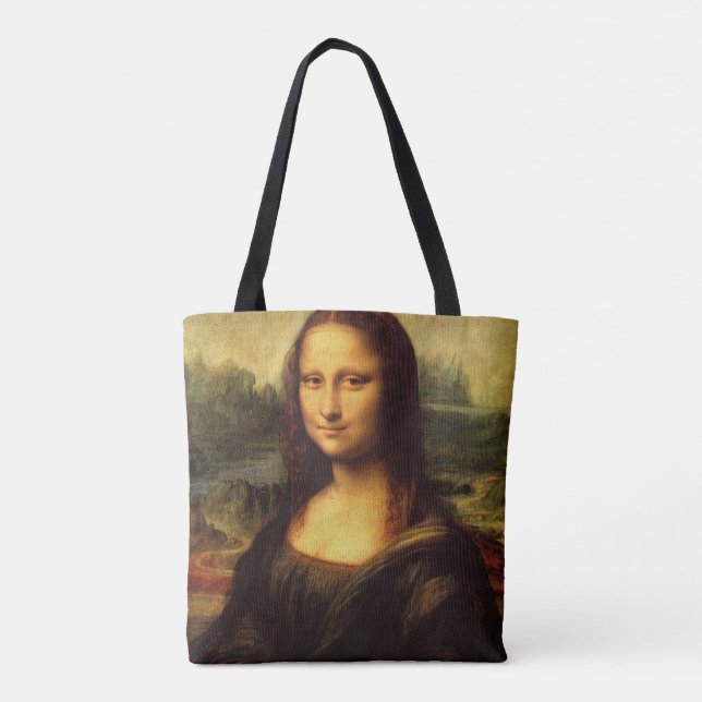 Tote Bag LEONARDO DA VINCI - Mona Lisa, La Gioconda 1503 (Dos)