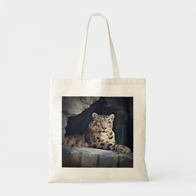 Tote Bag Léopard des neiges (Devant)