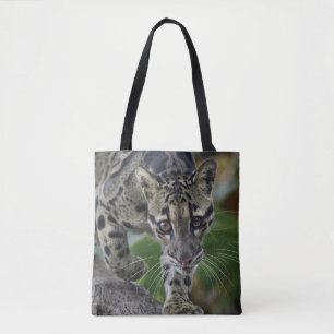 Tote Bag Léopard opacifié sur le mouvement