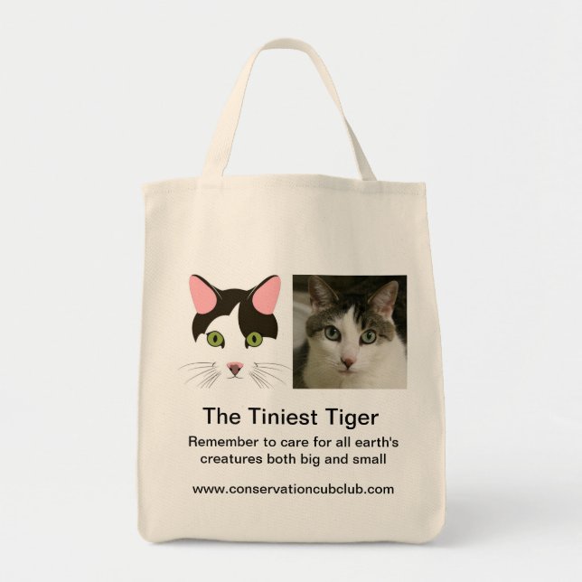 Tote Bag L'épicerie organique Fourre-tout du tigre le plus (Devant)
