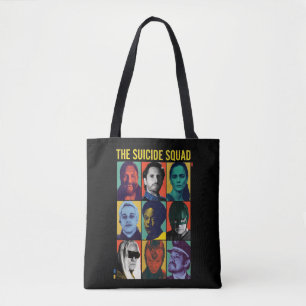 Tote Bag L'équipe du suicide   Grille Rétro Avec Amanda Wal