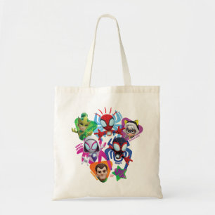 Tote Bag L'équipe Spidey contre Electro, Sandman et Black C