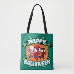 Tote Bag L'équipe Spidey Joyeux Halloween