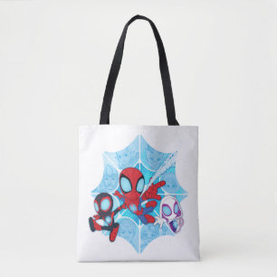 Tote Bag L'équipe Spidey sur le Web des vilains