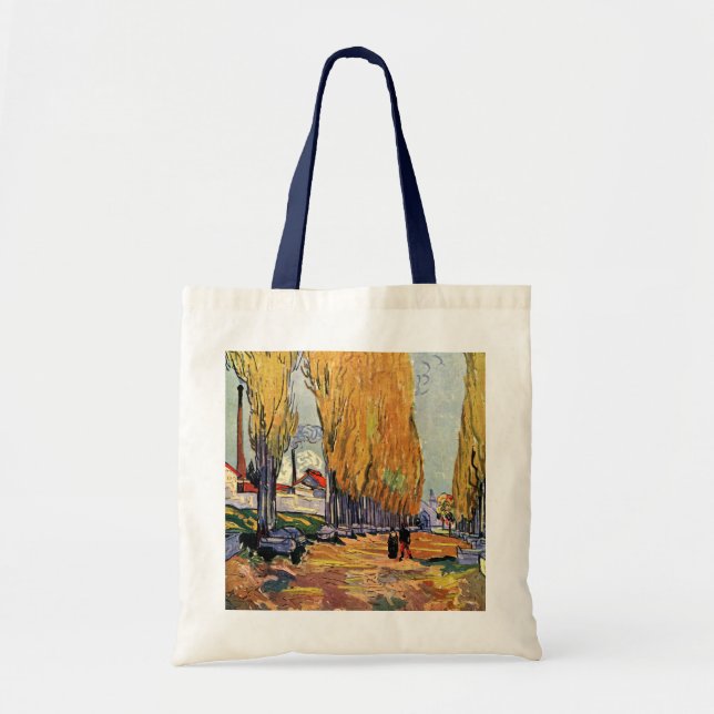Tote Bag Les Alyscamps (cimetière) par Vincent van Gogh (Devant)