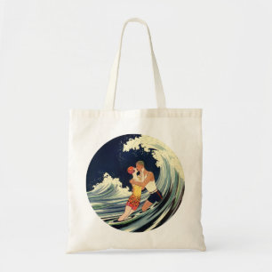 Tote Bag Les amateurs d'art déco vintage se baignent dans l