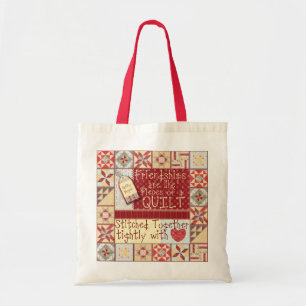 Tote Bag Les amitiés sont comme des édredons Fourre-tout