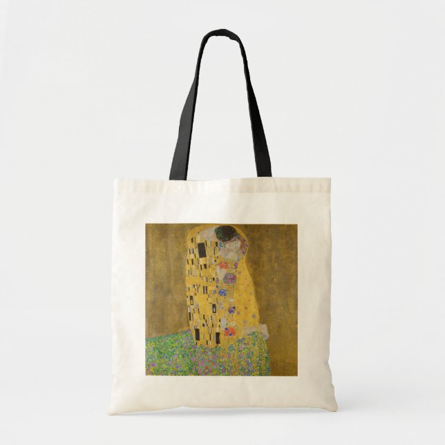 Tote Bag Les amoureux embrasser Embrace par Gustav Klimt (Devant)