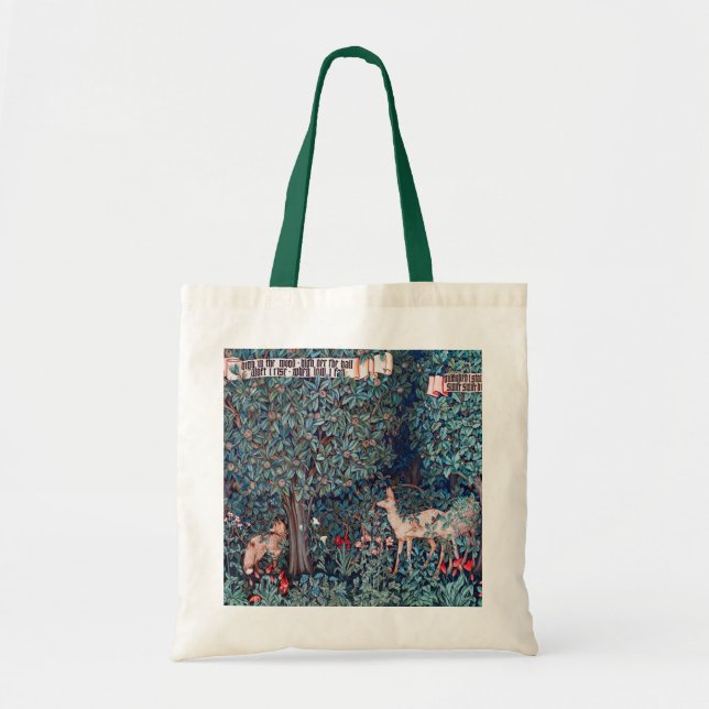 Tote Bag Les animaux dans la forêt, William Morris (Devant)