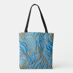 Tote Bag Les animaux Safari