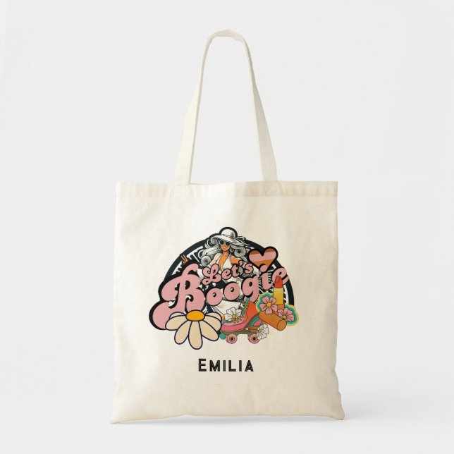Tote Bag Les années 70 Boogie Disco Dancing Bride Bachelore (Devant)