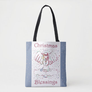 Tote Bag Les bénédictions de Noël Angel Fourre-tout