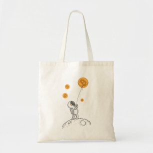 Tote Bag Les Bitcoins pour l'astronaute Crypto