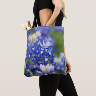 Tote Bag Les Bluebonnets du Texas en fleurs à fourre-tout
