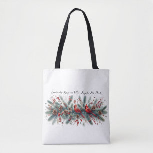 Tote Bag Les cardinaux apparaissent comme des anges près du
