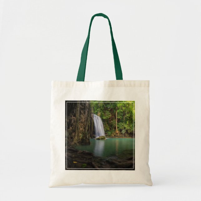 Tote Bag Les cascades | Spring Rainforest Waterfall Thaïlan (Devant)