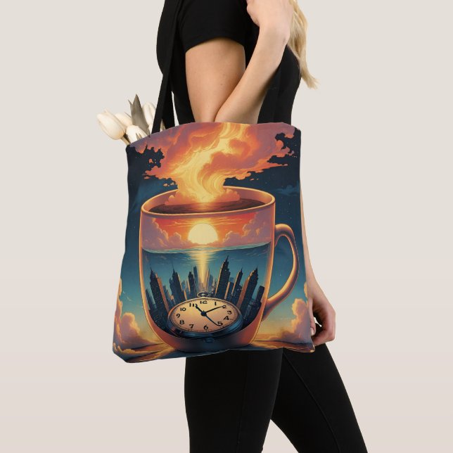 Tote Bag les ceintures et la pollution de la ville (De près)