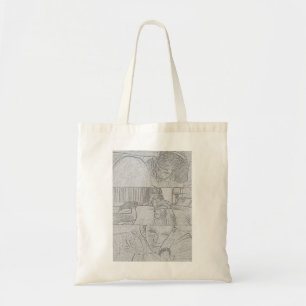 Tote Bag Les Challengers Art et Tashi (Gris Clair)