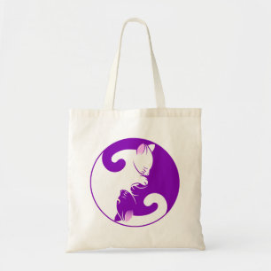 Tote Bag Les chats Yin Yang