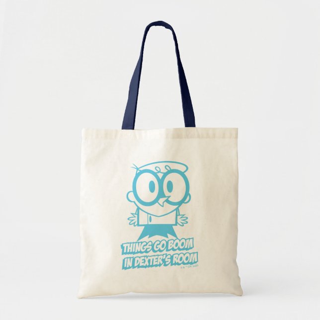 Tote Bag Les choses bougent dans la chambre de Dexter (Devant)