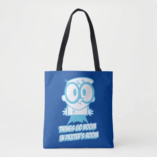 Tote Bag Les choses bougent dans la chambre de Dexter (Devant)