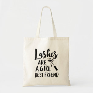 Tote Bag Les cils sont le meilleur ami d'une fille