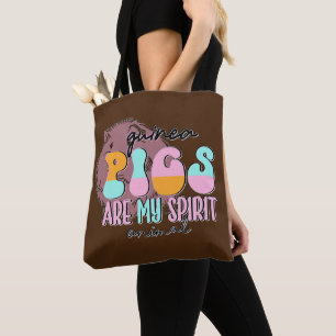 Tote Bag Les Cochons de Guinée sont mon esprit animal