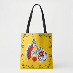 Tote Bag Les coins souvenirs espagnols à travers fourre-tou