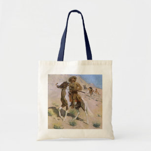 Tote Bag Les cow-boys militaires vintages, le scout de Remi