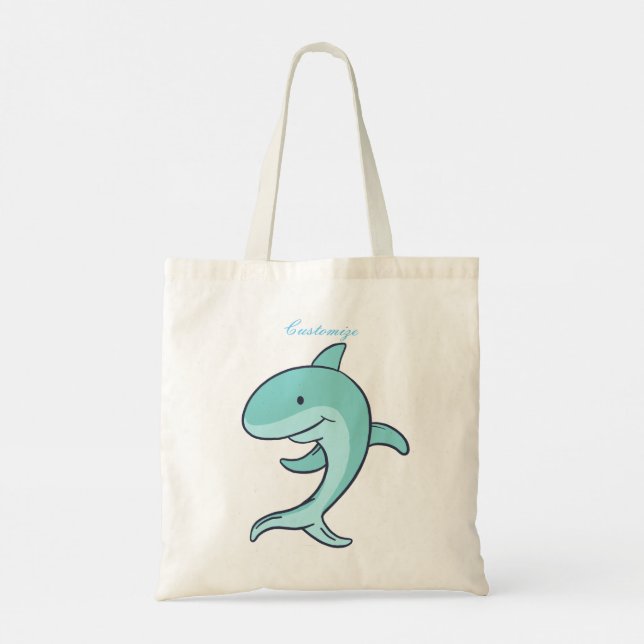 Tote Bag Les dauphins bleus sauter Thunder_Cove (Dos)