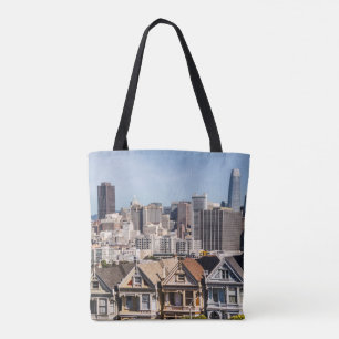 Tote Bag Les demeures victoriennes peintes de San Francisco