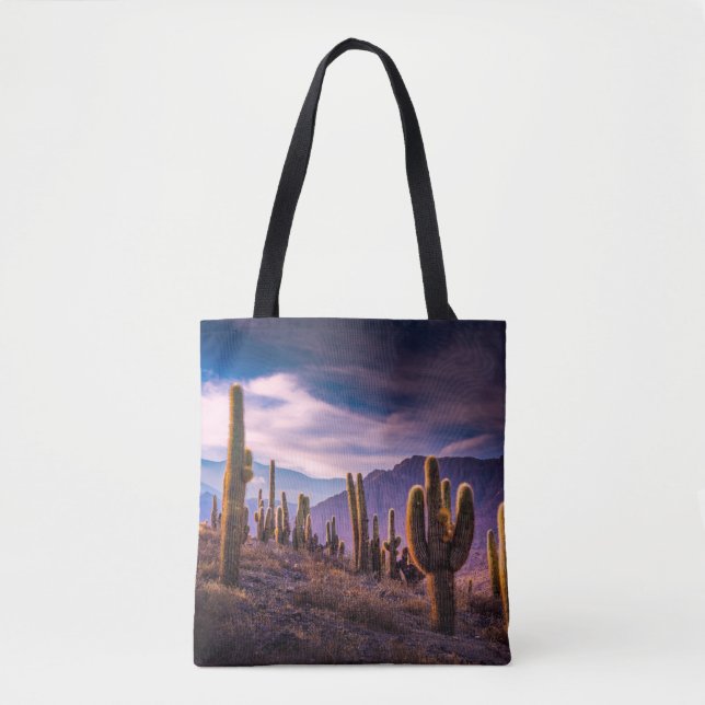 Tote Bag Les déserts | Cactus Paysage Argentine (Devant)