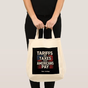 Tote Bag Les Droits De Douane Sont Des Taxes Que Les Améric