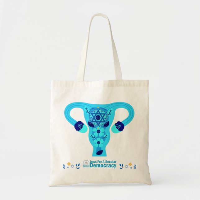 Tote Bag Les droits des pro sont des valeurs juives (Devant)