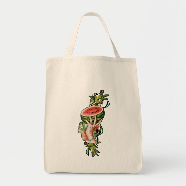 Tote Bag Les éléments palestiniens traditionnels en palesti (Devant)