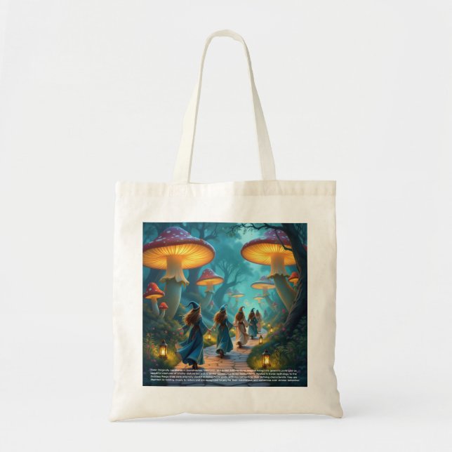 Tote Bag Les elfes champignons (Devant)