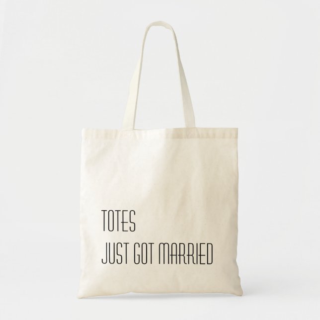 Tote Bag Les EMBALLAGES se marient juste (Devant)