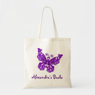 Tote Bag Les enfants pourpres de papillon ont appelé le sa