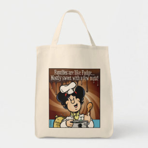 Tote Bag Les Familles Sont Comme Fudge