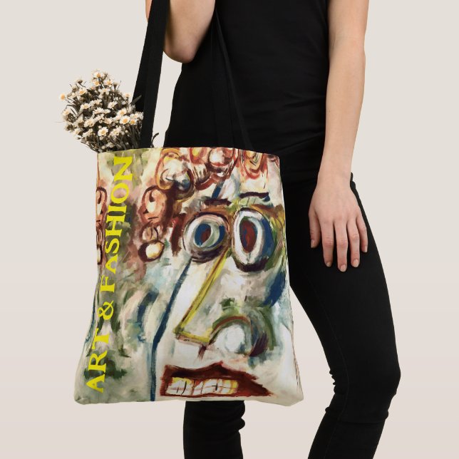 Tote Bag Les femmes Abstraites face art/mode (De près)