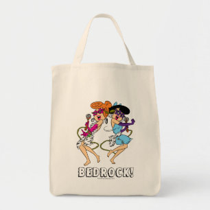 Tote Bag Les Flintstones   Wilma et vedettes du rock de